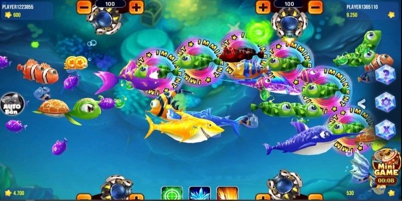 ระดับการเล่นในเกมยิงปลา PG